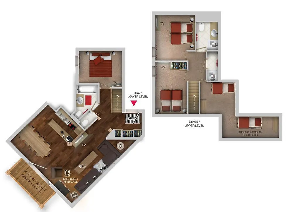 **** Aparthotel Chalets Montana Planton Tignes France